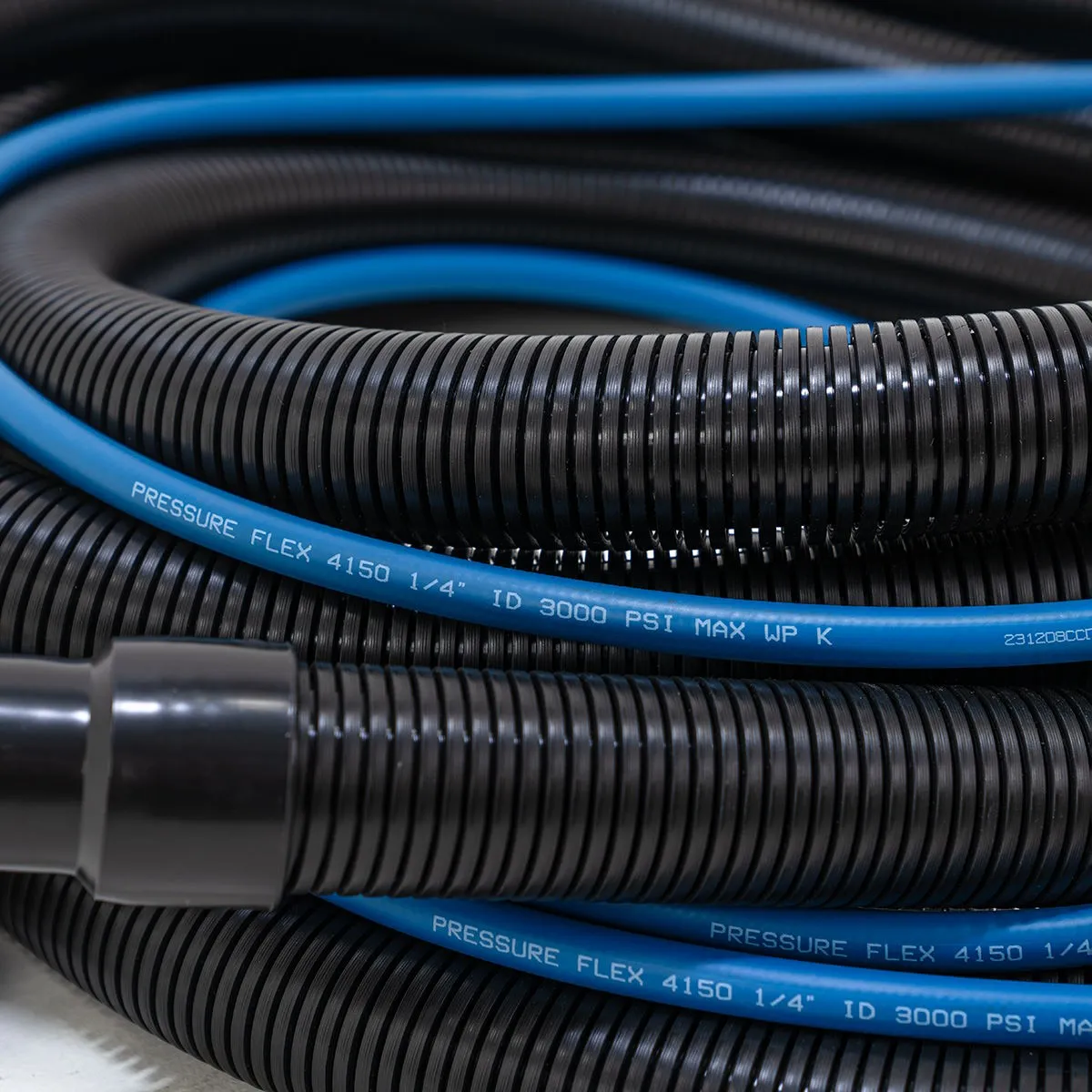 1.5" x 25' Vacuum Hose & Solution Line Set (3,000 PSI Max) for CleanFreak® Heated & High Pressure Carpet Extractors