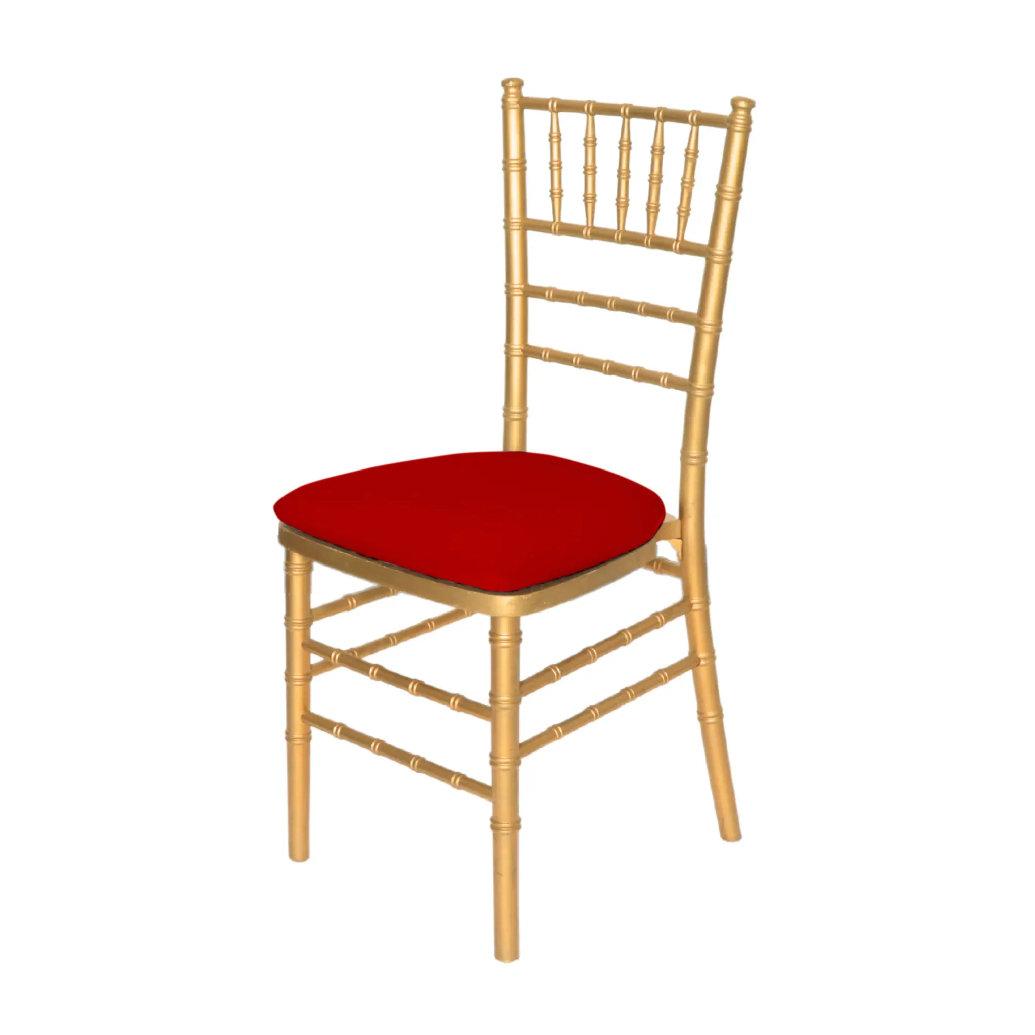 5 pcs/pk Spandex Chiavari Seat Pad Cover - Red