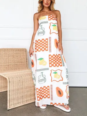 Amara - Printed Maxi Dress