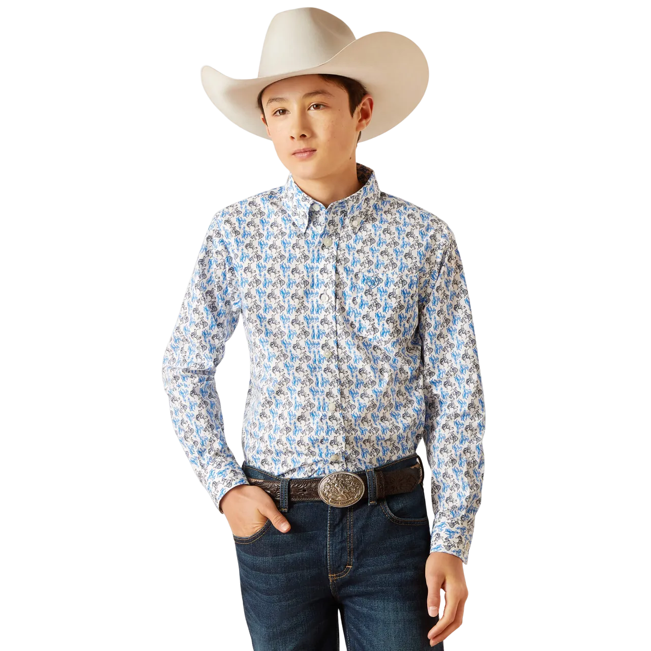 Ariat Boy's Peerce Classic Fit Shirt