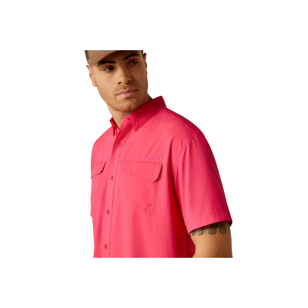 Ariat Men's VentTEK Outbound Hibiscus Classic Fit Pink Shirt