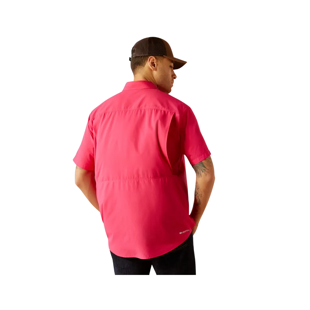 Ariat Men's VentTEK Outbound Hibiscus Classic Fit Pink Shirt