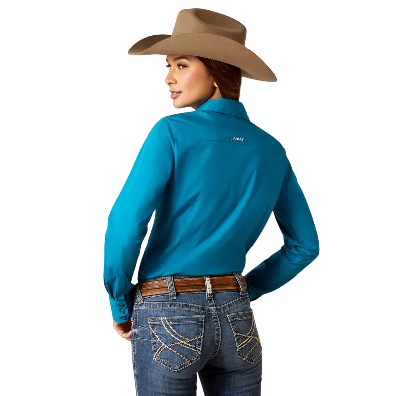 Ariat Women's Wrinkle Resist Team Kirby Stretch Shirt