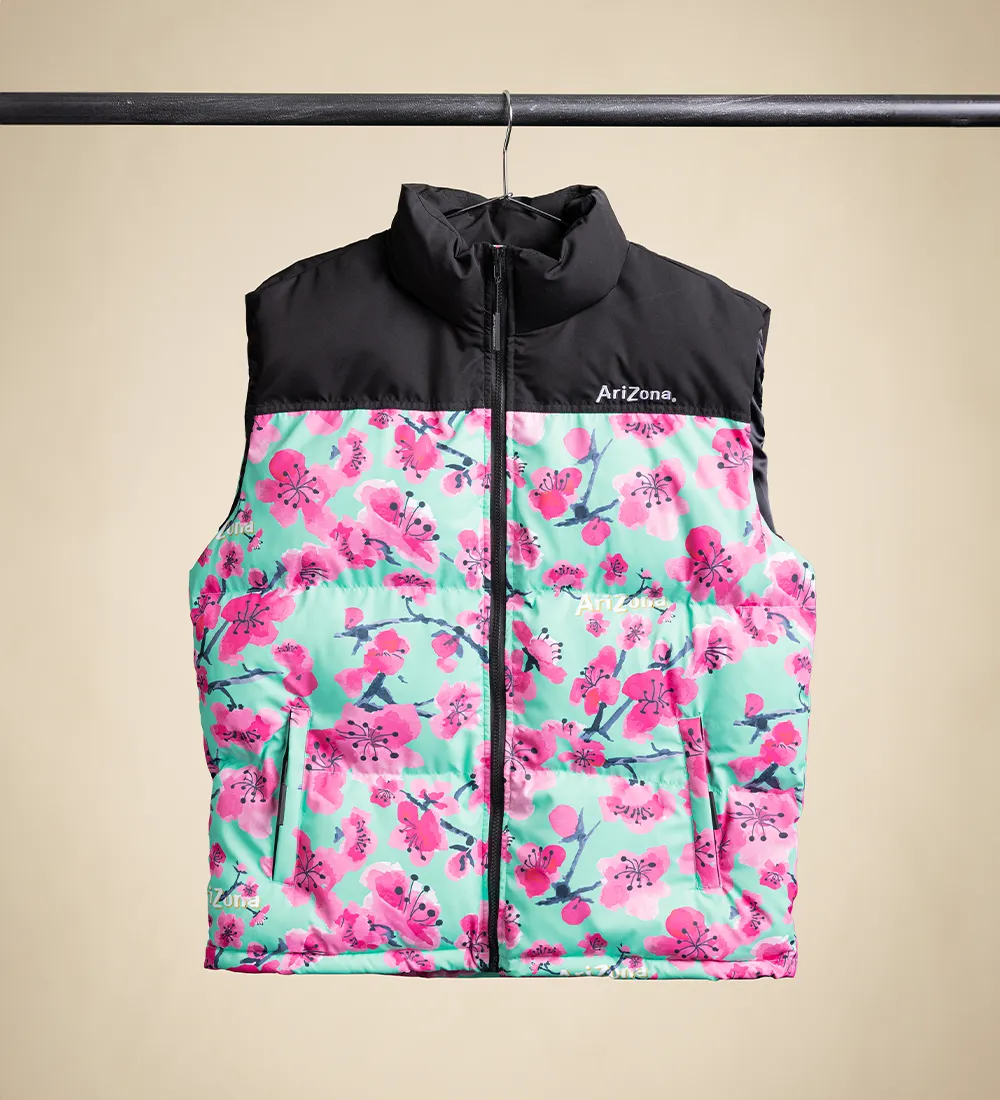 AriZona Blossom Puffer Vest