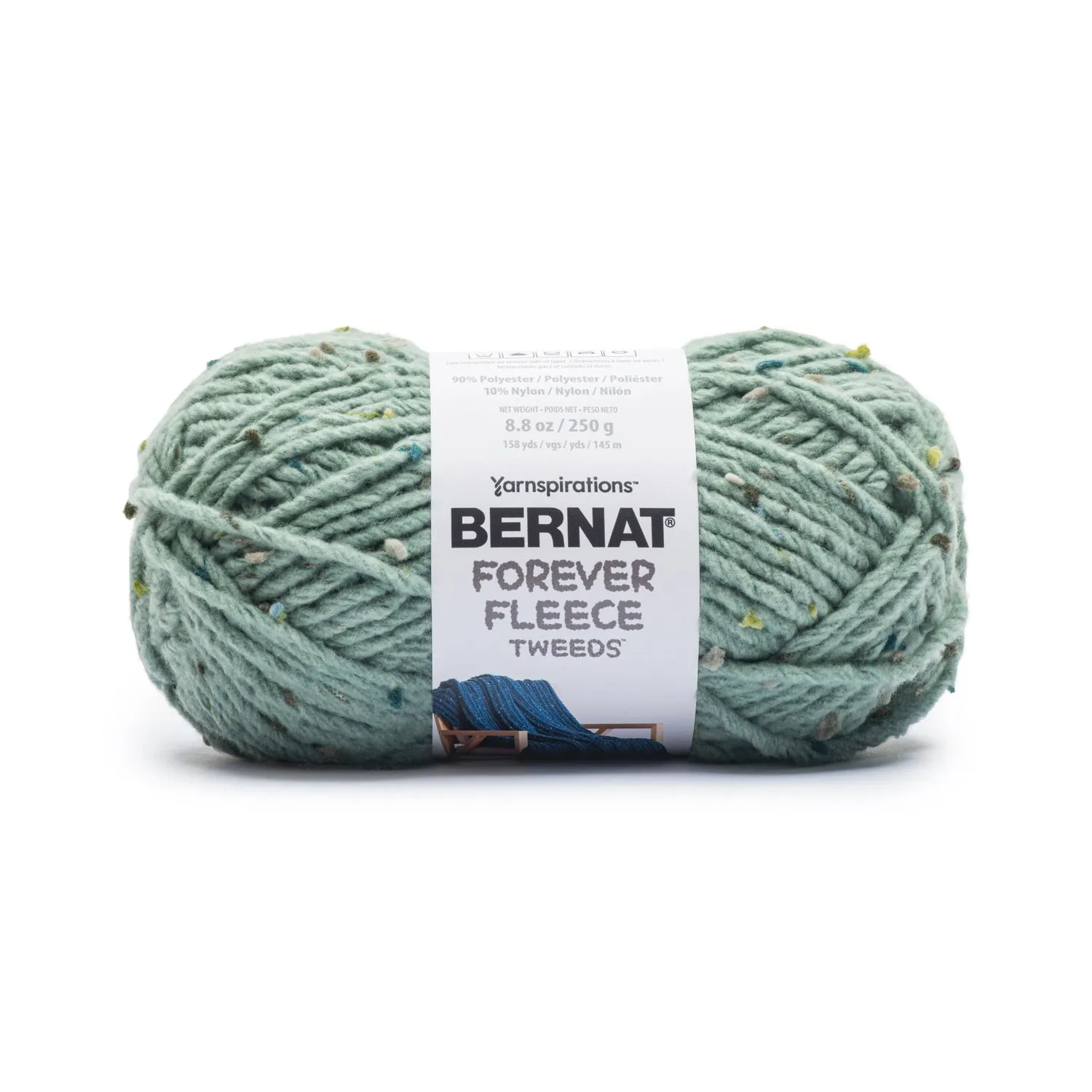 Bernat Forever Fleece Tweeds Yarn (250g/8.8oz) - Clearance shades