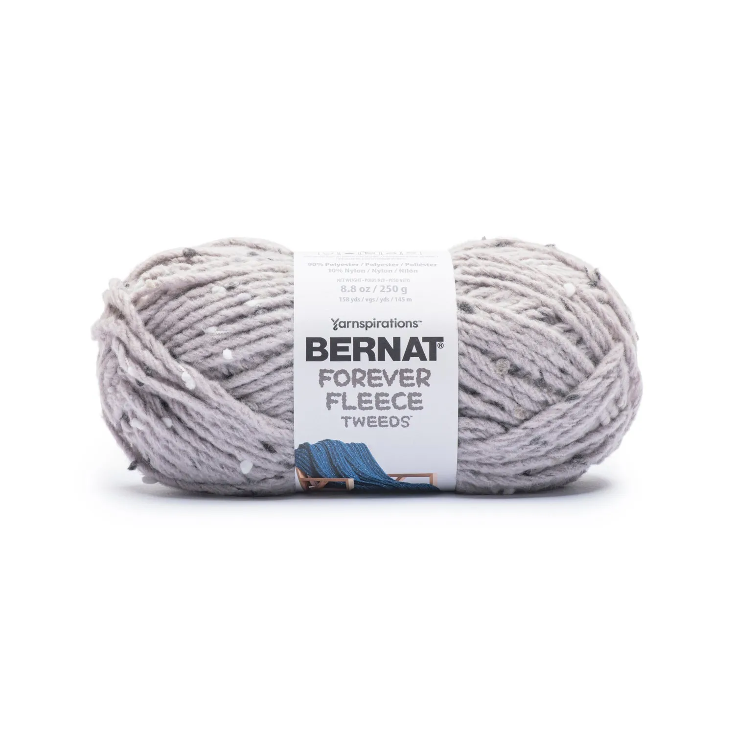 Bernat Forever Fleece Tweeds Yarn (250g/8.8oz) - Clearance shades