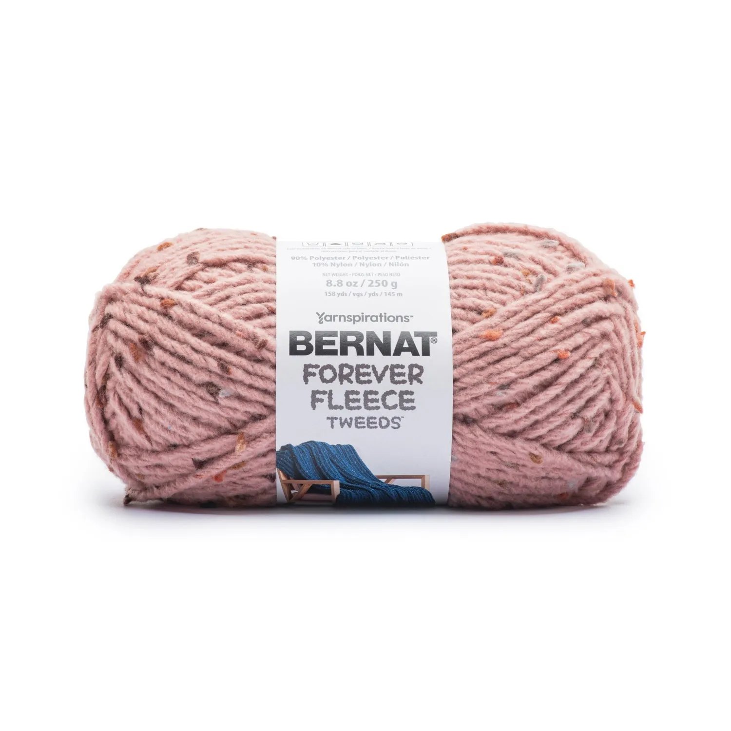 Bernat Forever Fleece Tweeds Yarn (250g/8.8oz) - Clearance shades