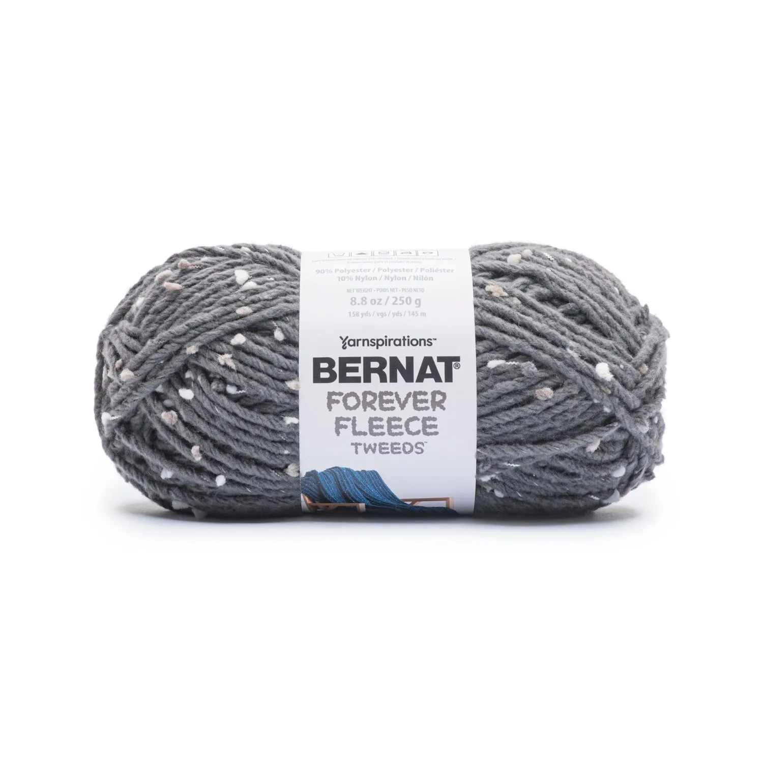 Bernat Forever Fleece Tweeds Yarn (250g/8.8oz) - Clearance shades