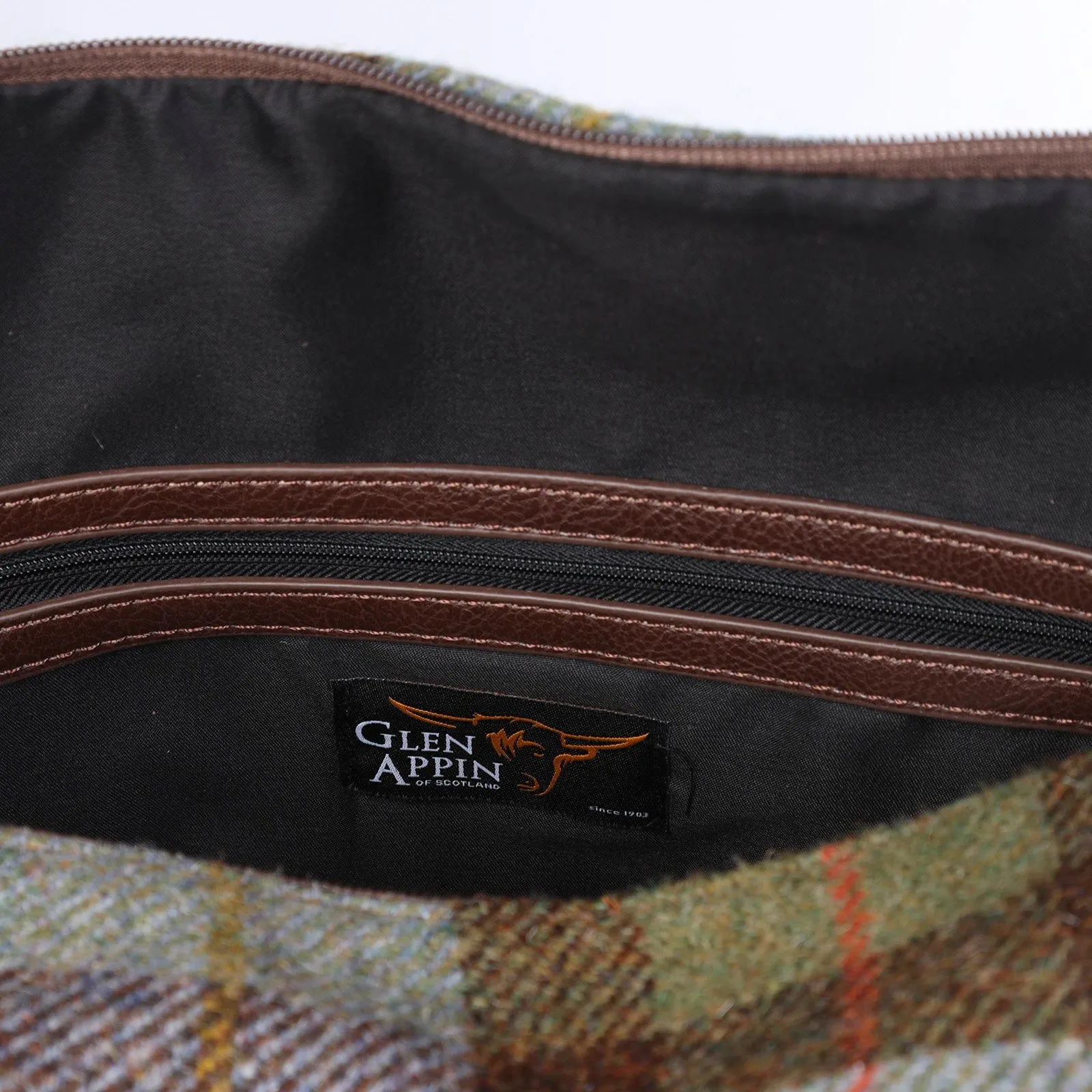 Clyde Harris Tweed Weekend Bag Macleod Tartan