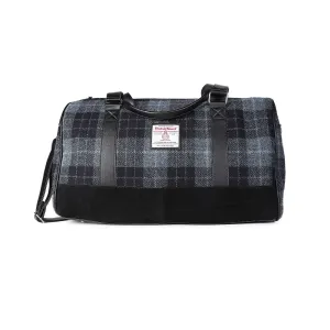 Clyde Weekend Bag Grey/Black Tartan