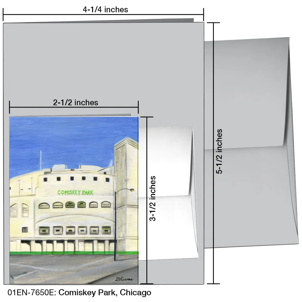 Comiskey Park, Chicago, Greeting Card (7650E)