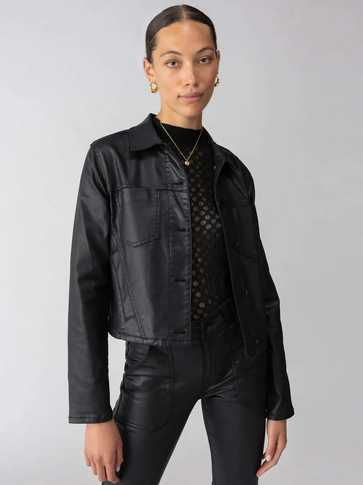 Davidson Trucker Jacket Black