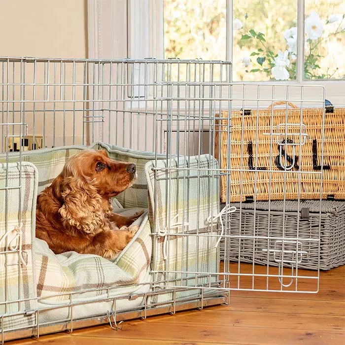 Dog Crate Bumper in Balmoral Duck Egg by Lords & Labradors