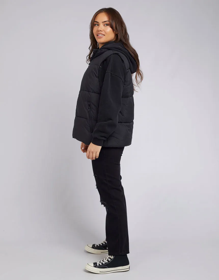 Fade Puffer Vest Black