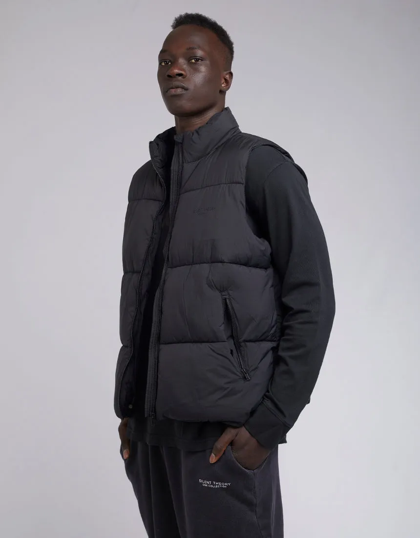 Fade Puffer Vest Black