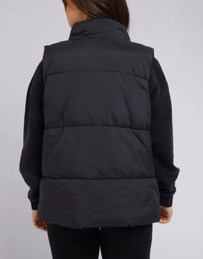 Fade Puffer Vest Black