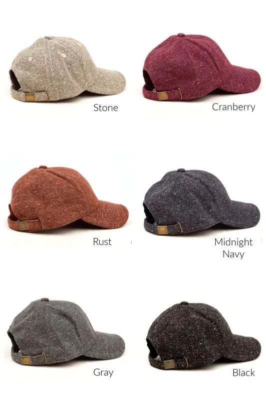 Fall Tweed Ball Cap