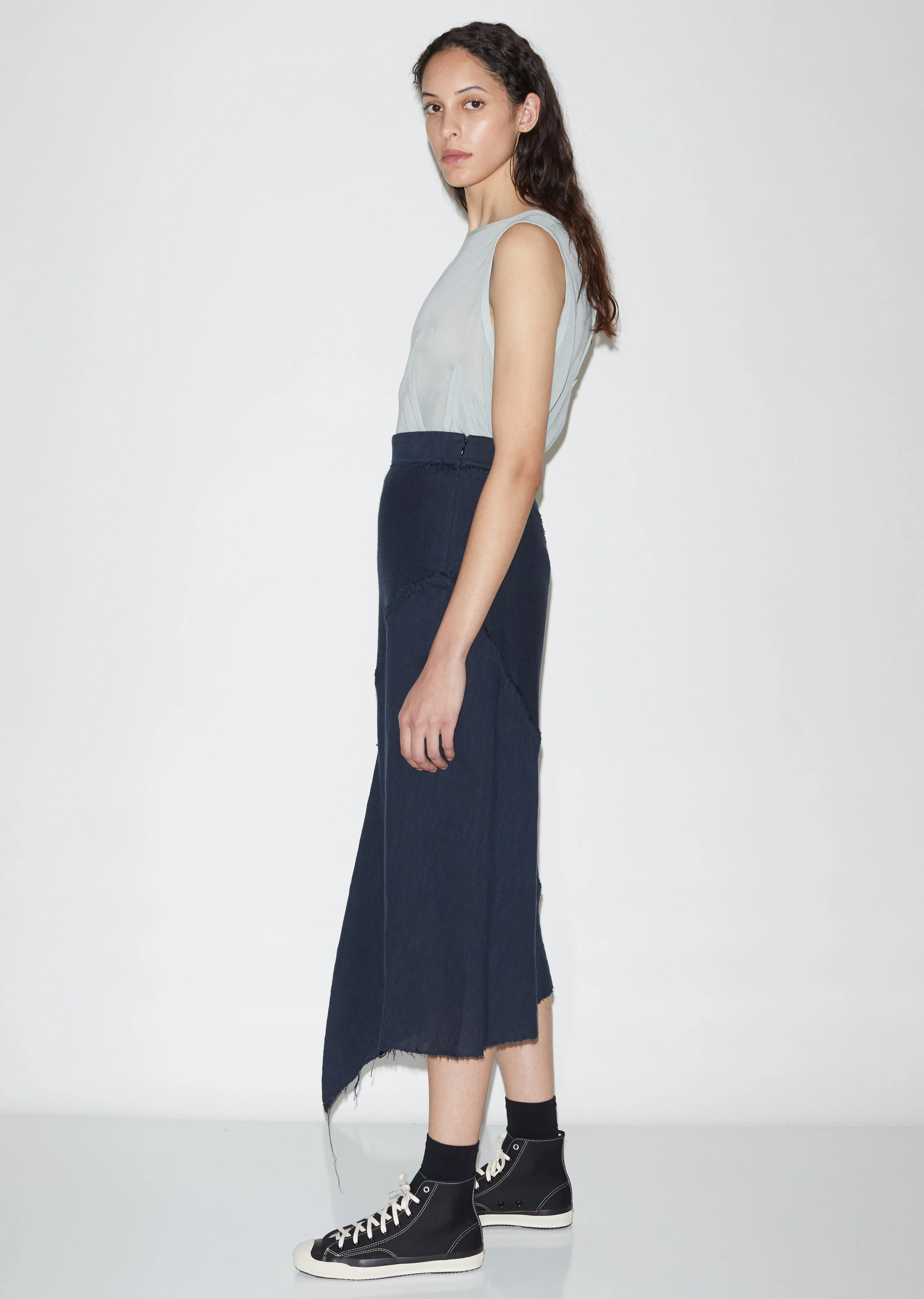 Flared Cotton Skirt