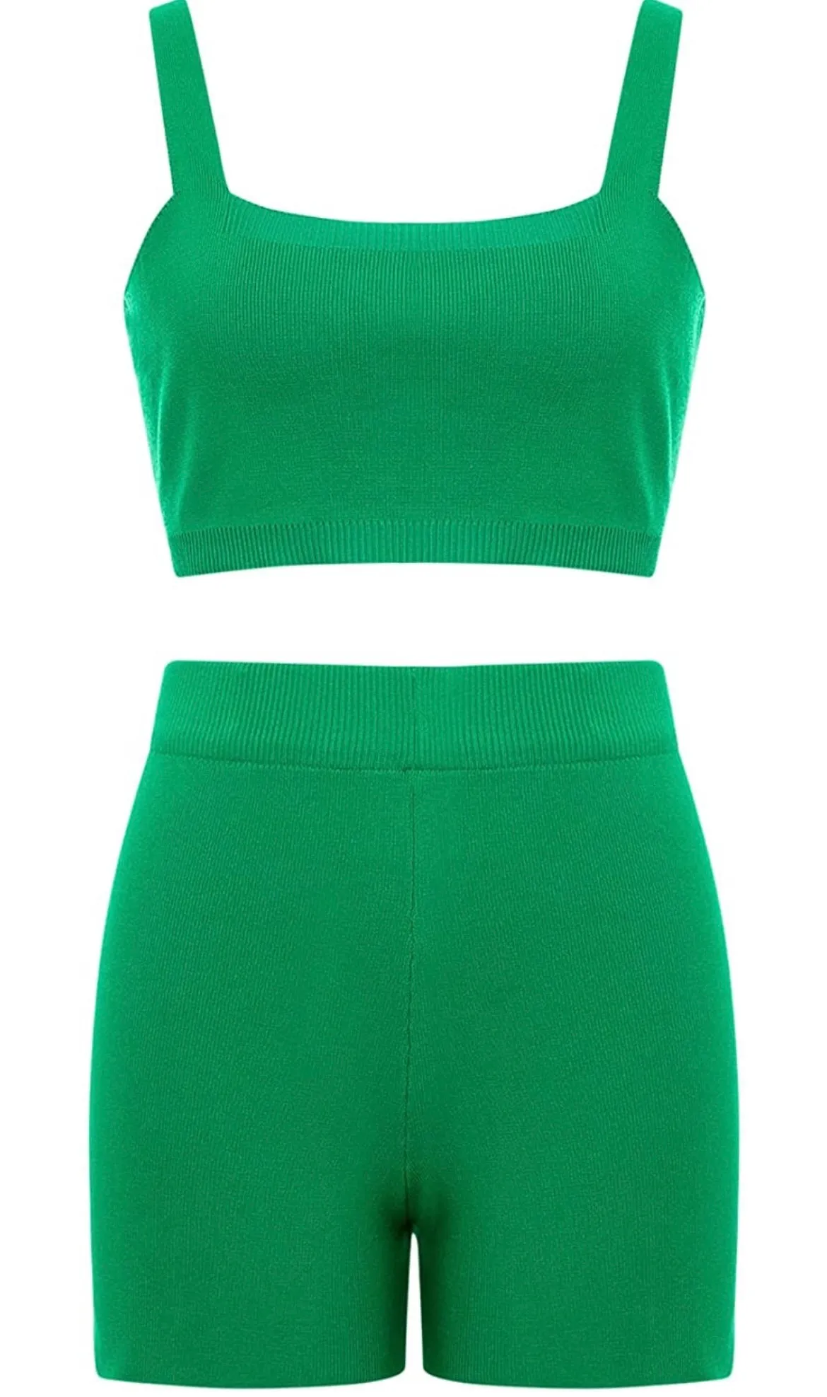 GREEN SHORTS SET