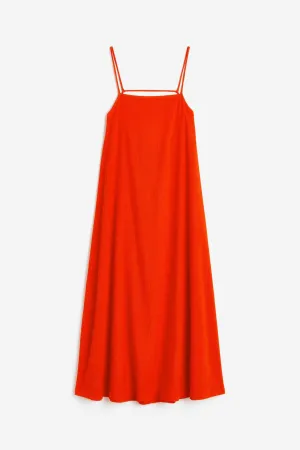 H&M Textured Slip dress, red