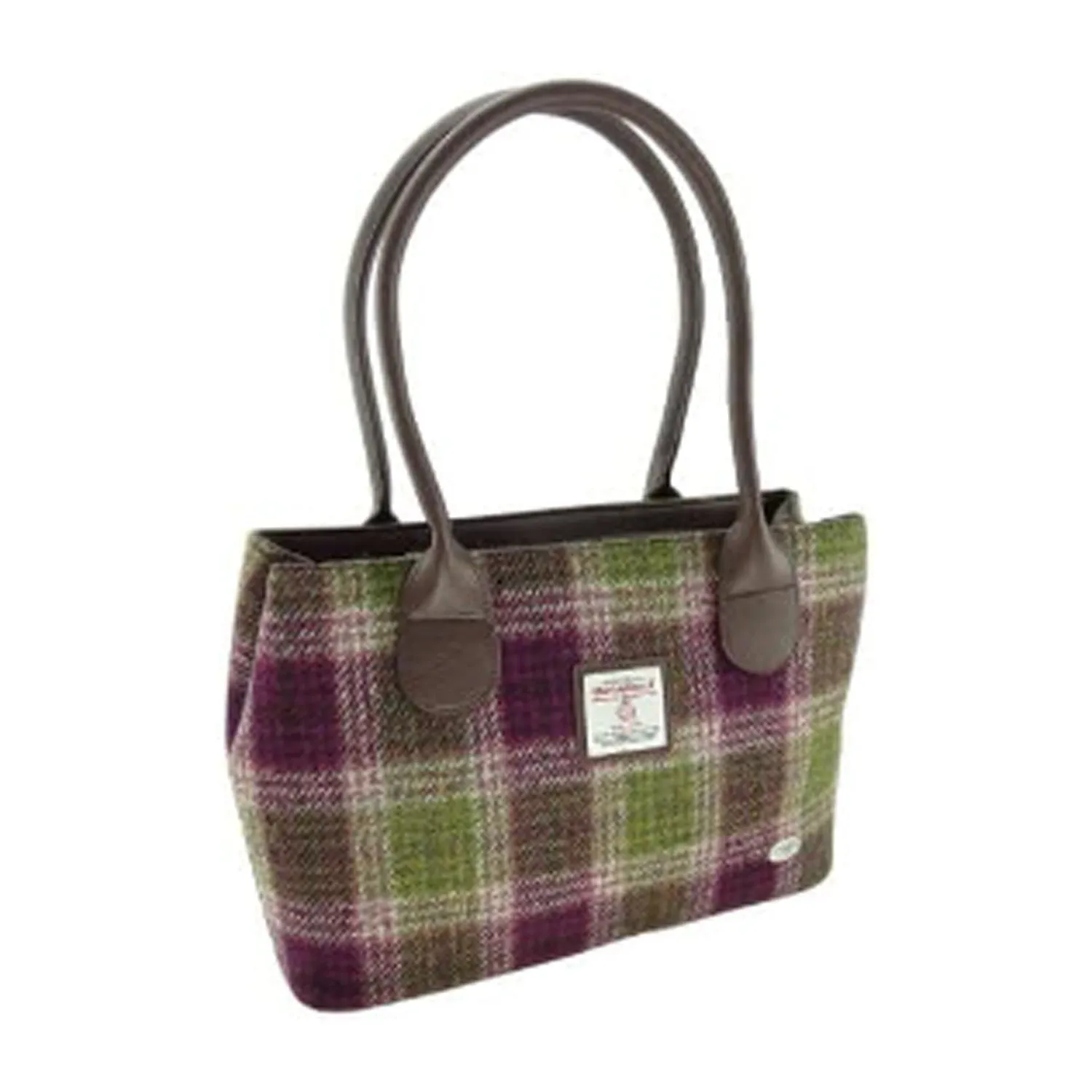 Harris Tweed Classic Handbag Heather Check