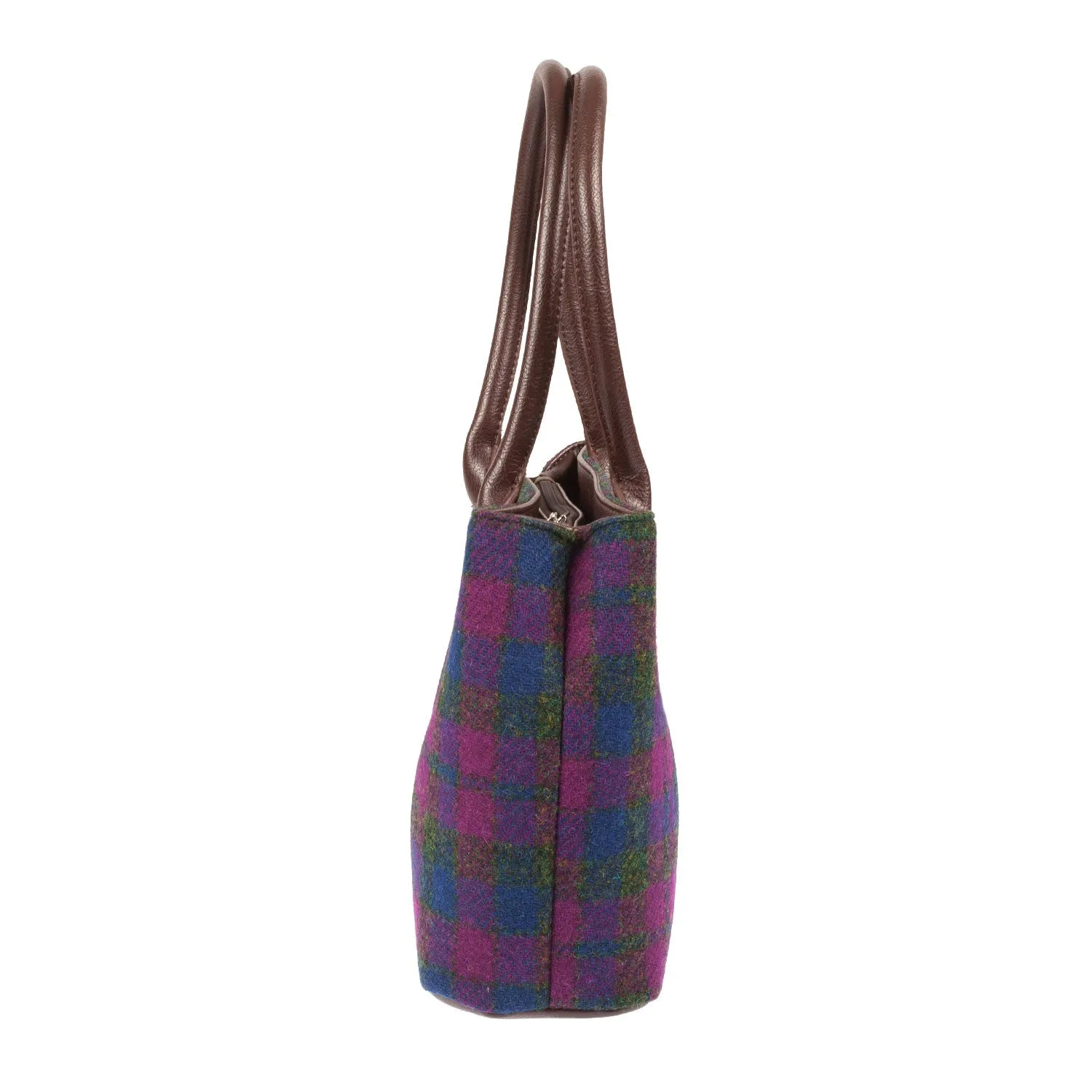 Harris Tweed Classic Handbag Heather Check