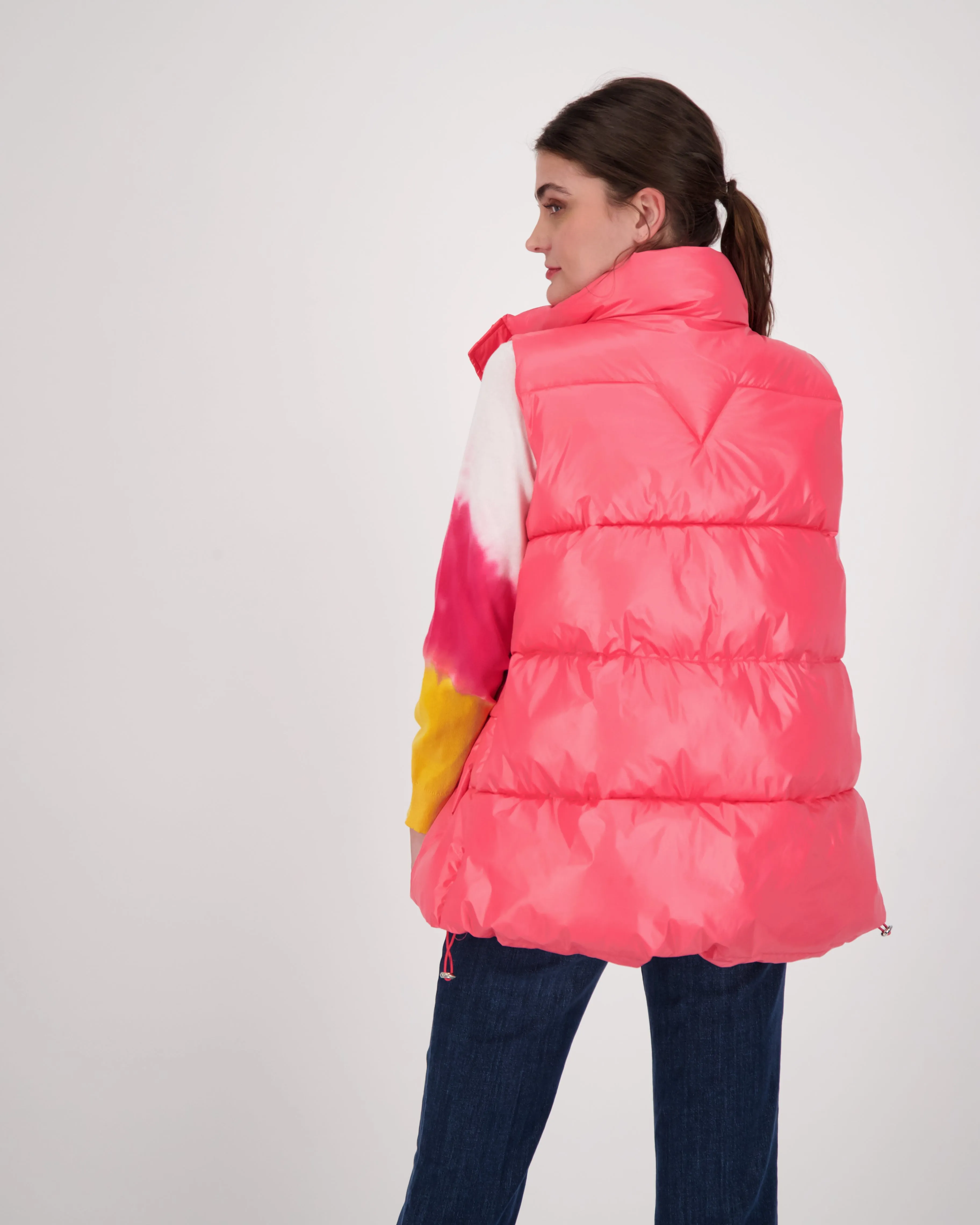 High Neck Puffer Vest