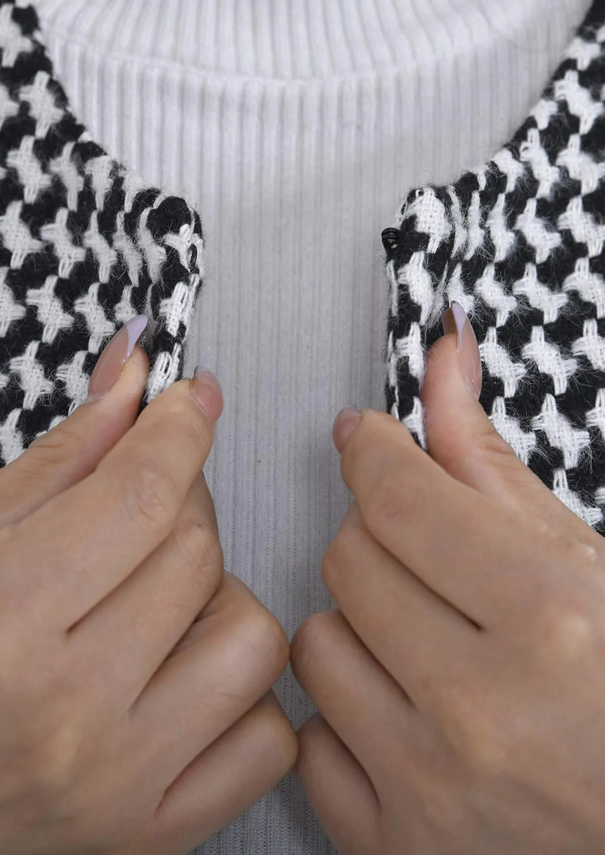 Houndstooth Tweed Jacket