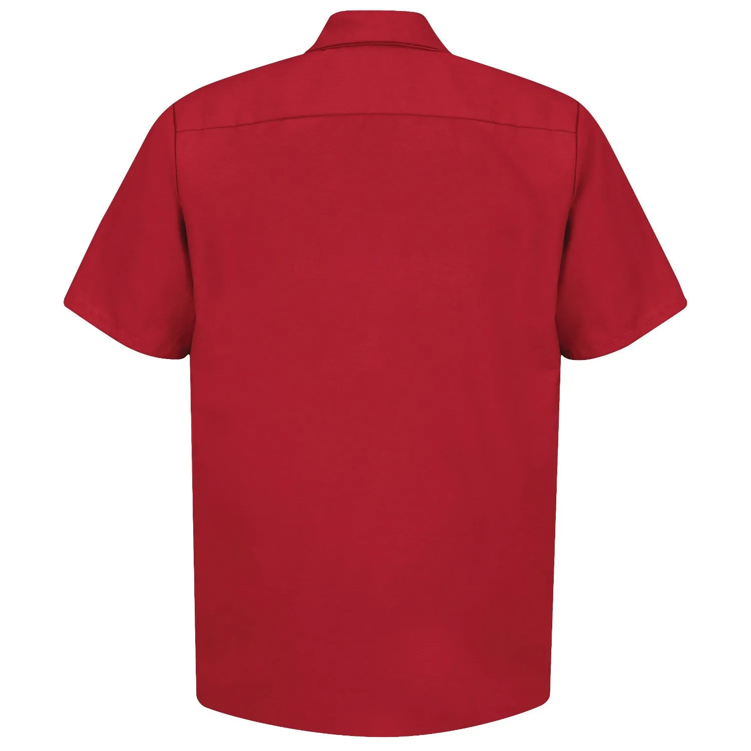 Industrial Work Shirt Short Sleeve - Red