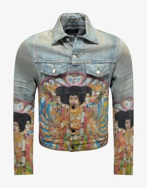 Jimi Hendrix Trucker Denim Jacket -