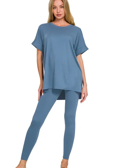 Kammie Microfiber Loungewear Set | S-3XL