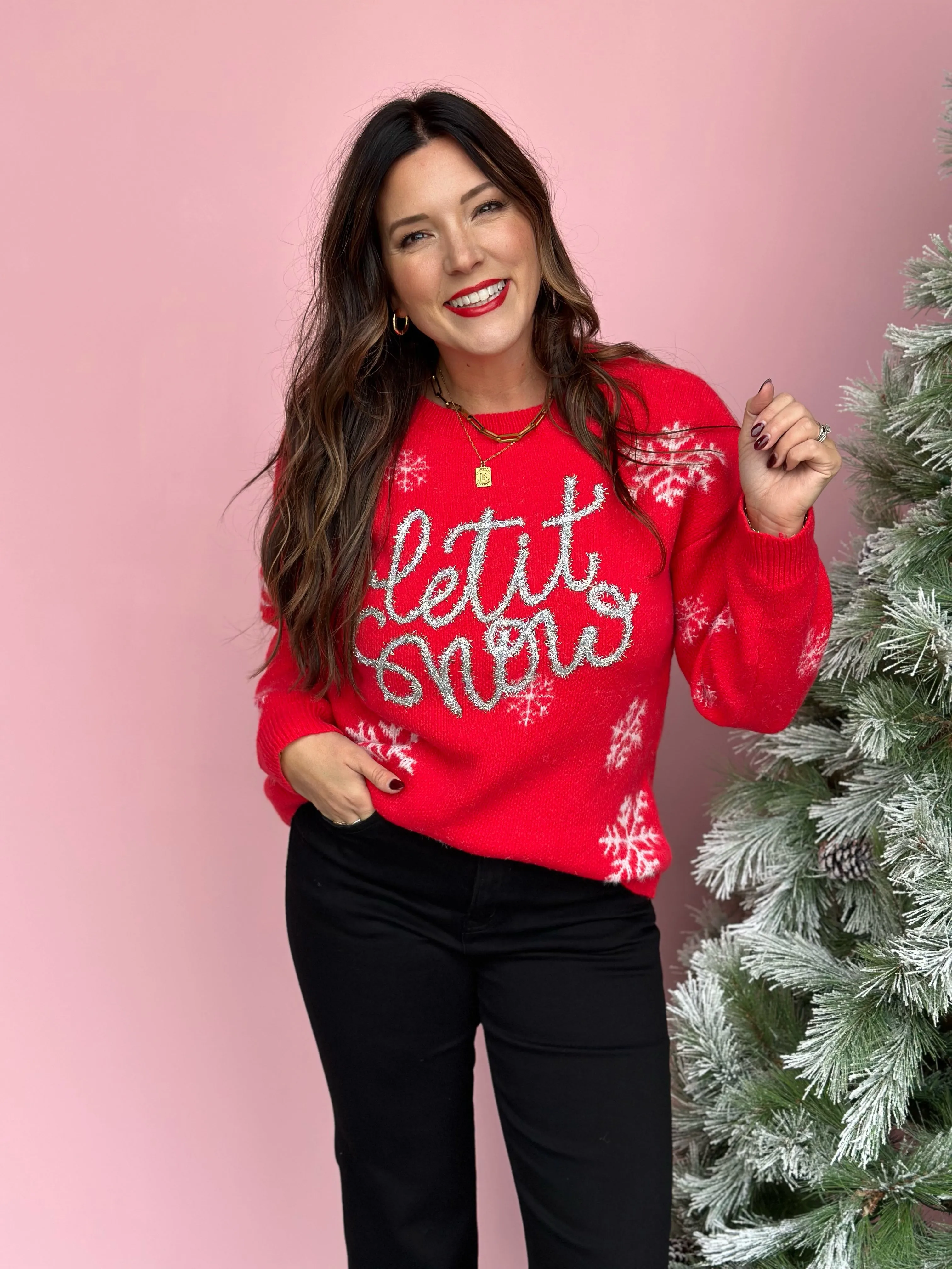 Let it Snow Holiday Sweater