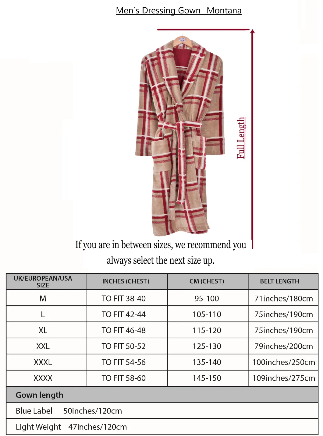 Men's Dressing Gown - Montana