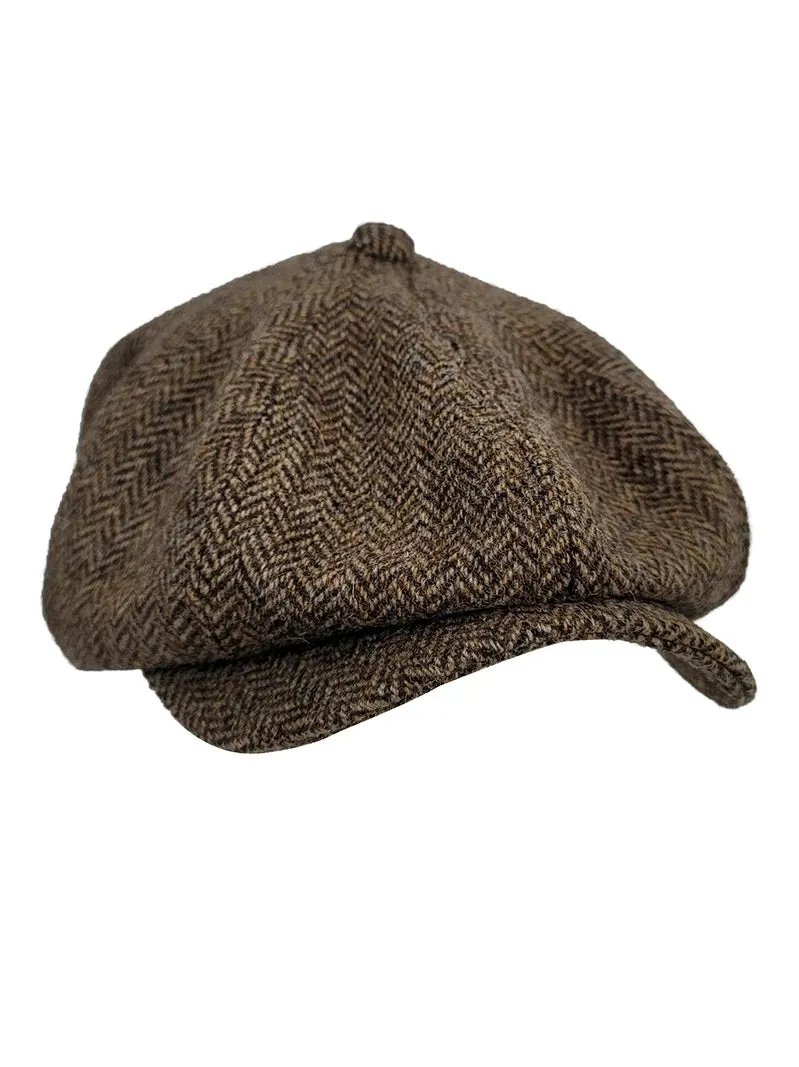 Men's Tweed Newsboy Cap