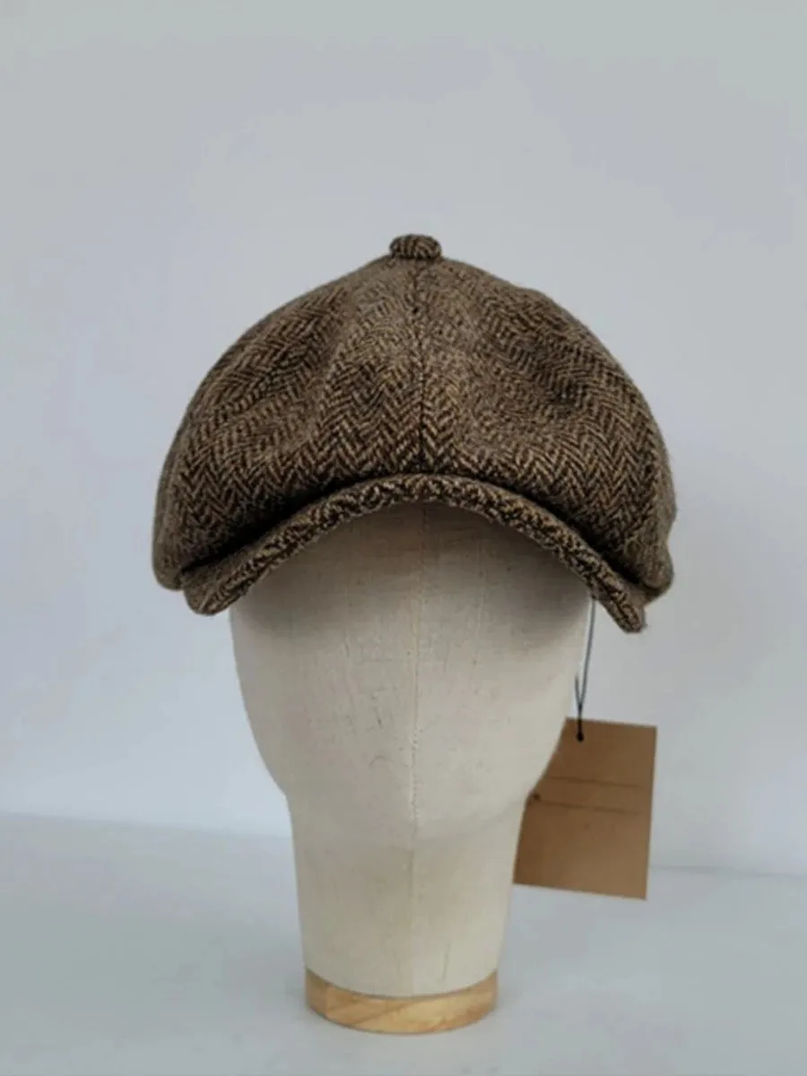 Men's Tweed Newsboy Cap