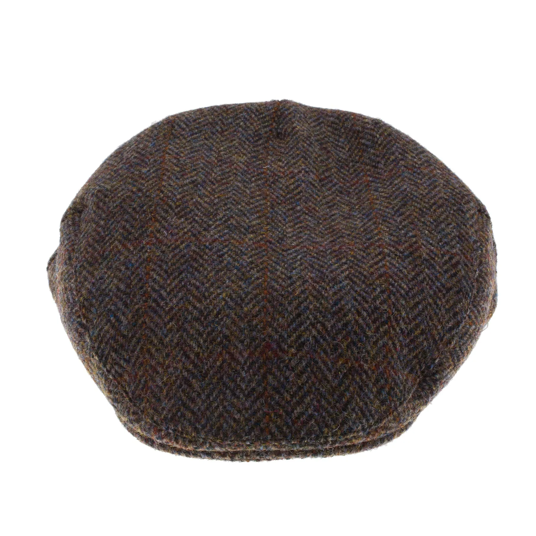 Men's Tweed Stornoway Y02 Flat Cap  2013 Brown Check