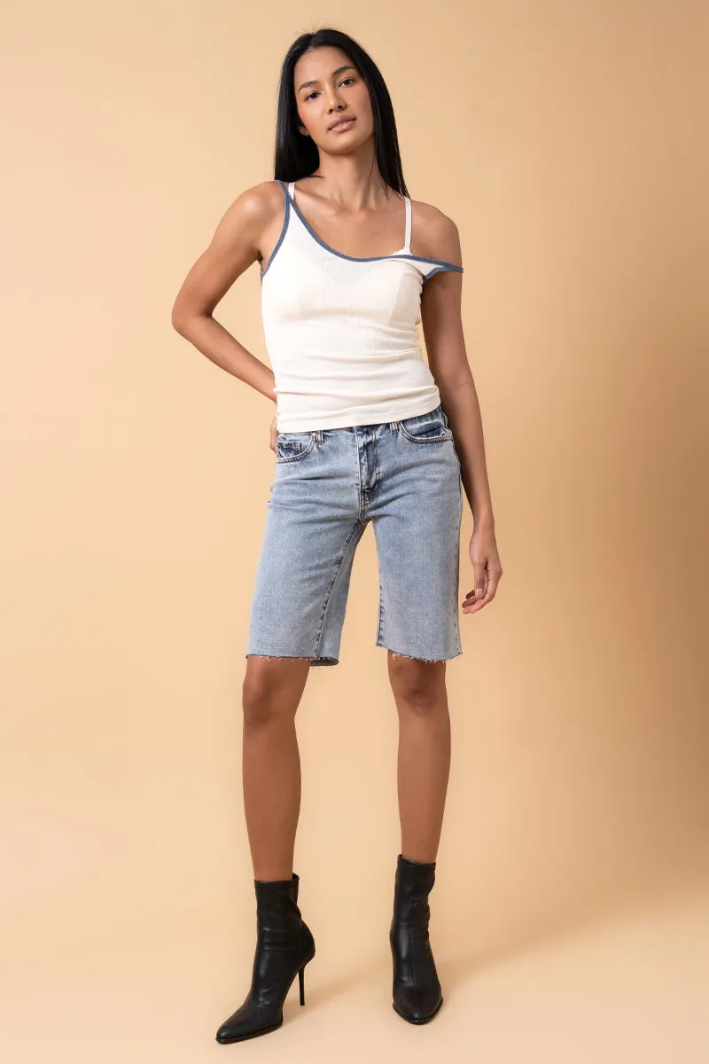 MID RISE BERMUDA SHORTS