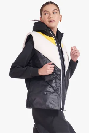 NB x STAUD PUFFER VEST | BLACK