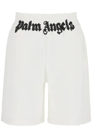 Palm Angels sporty bermuda shorts with logo print