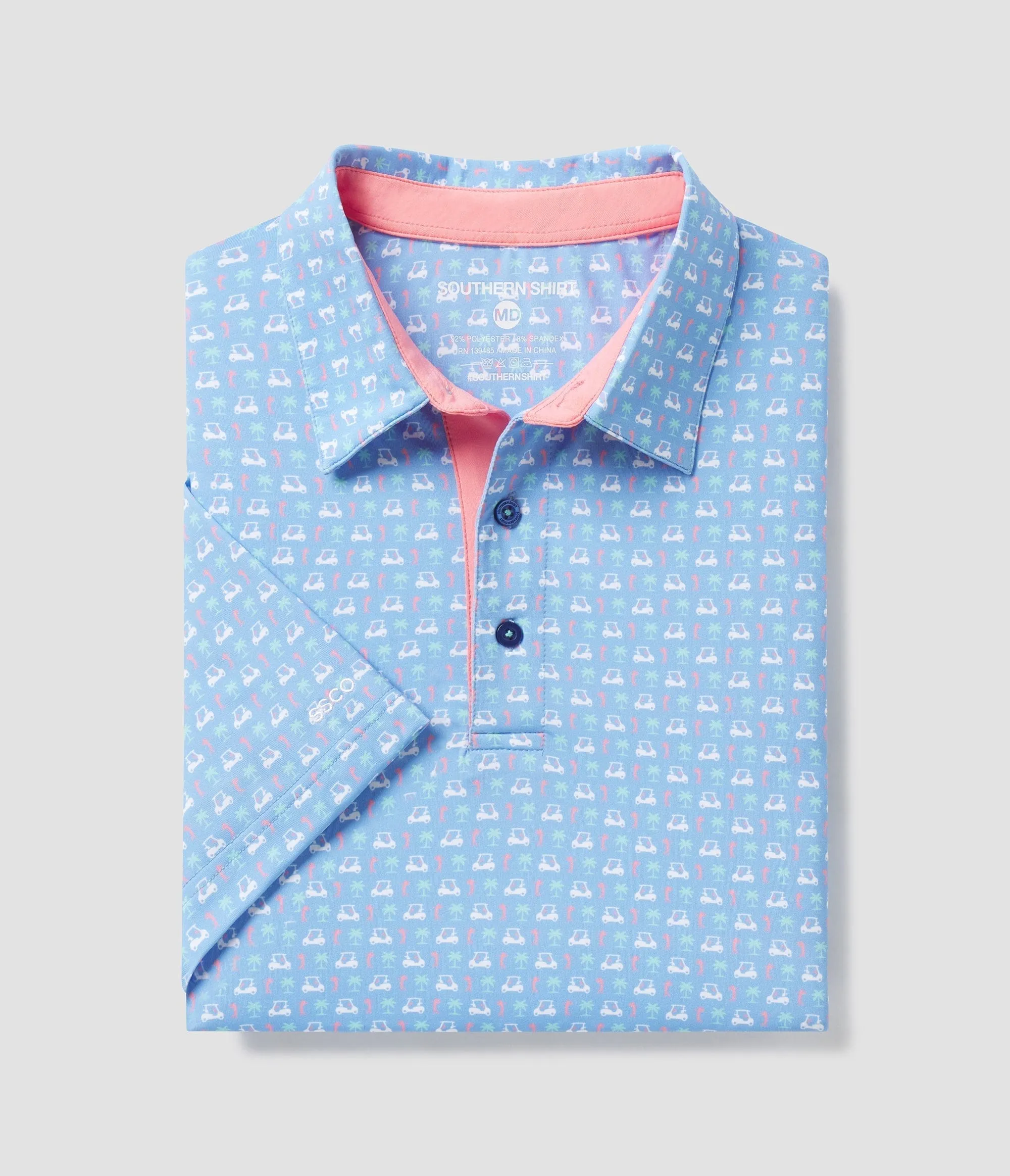 Par Fore Printed Polo - Par Fore