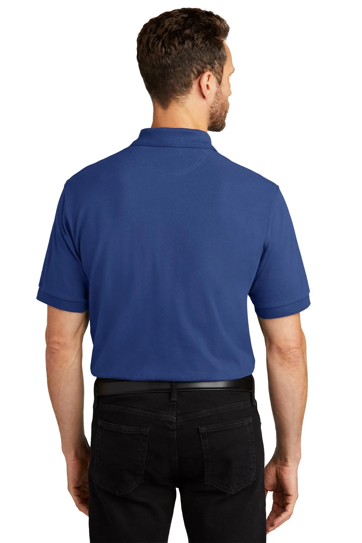 Port Authority Heavyweight Customized Cotton Pique Polos, Royal