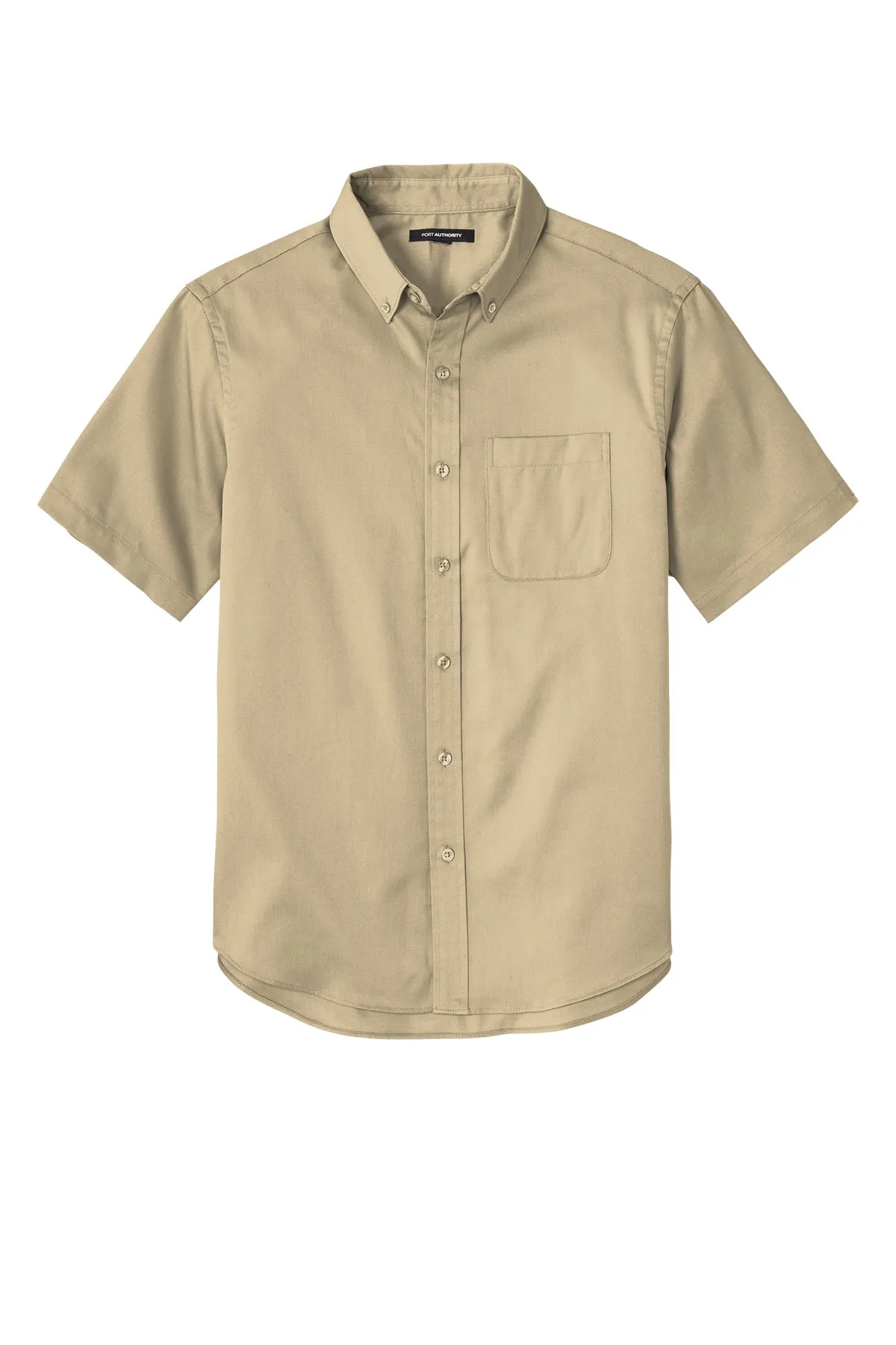 Port Authority® Short Sleeve SuperPro React™ Twill Shirt - Wheat