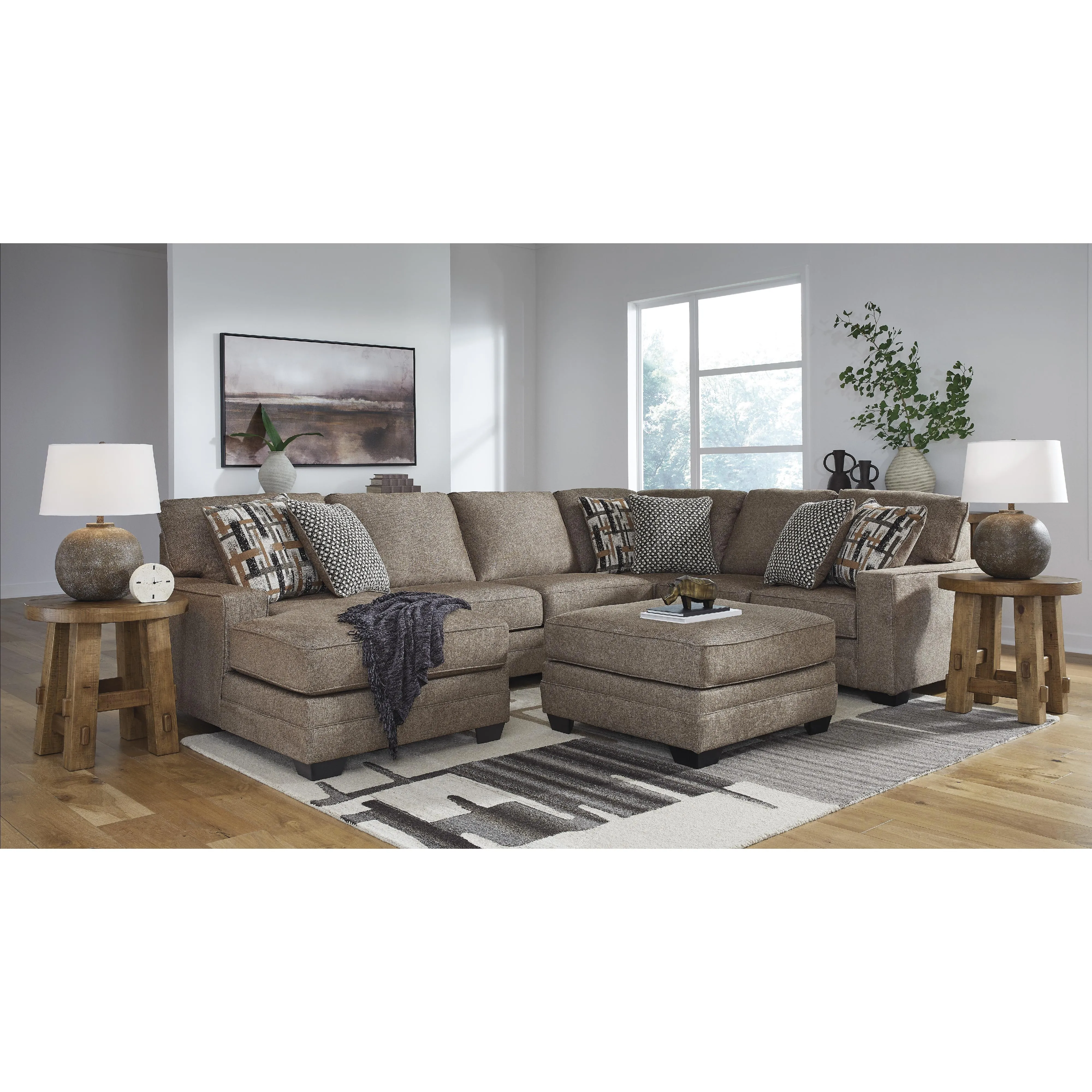 Signature Design by Ashley Cannonbrook Fabric 3 pc Sectional 9820116/9820134/9820167