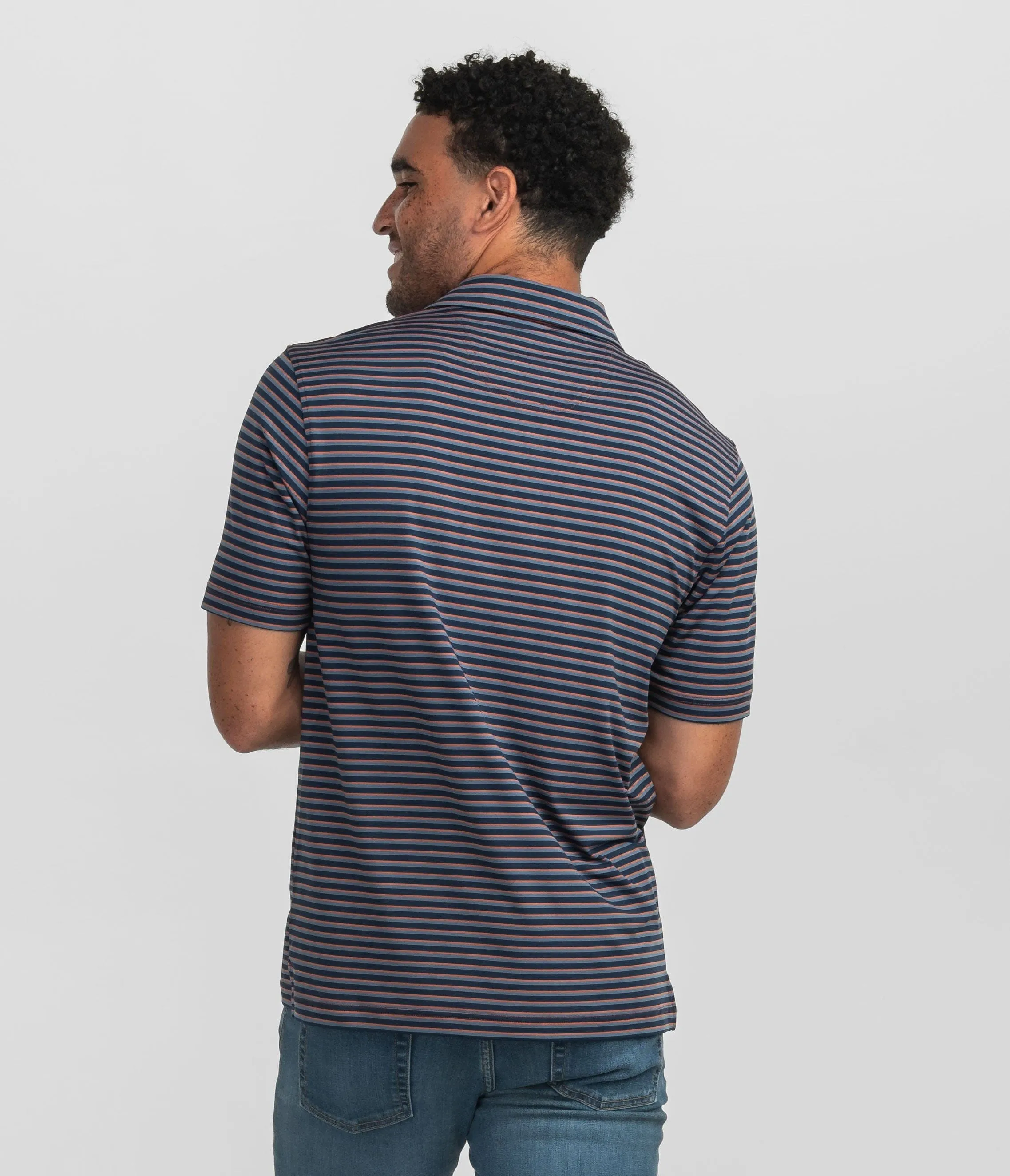 Starting Lineup Stripe Polo - Plainsman