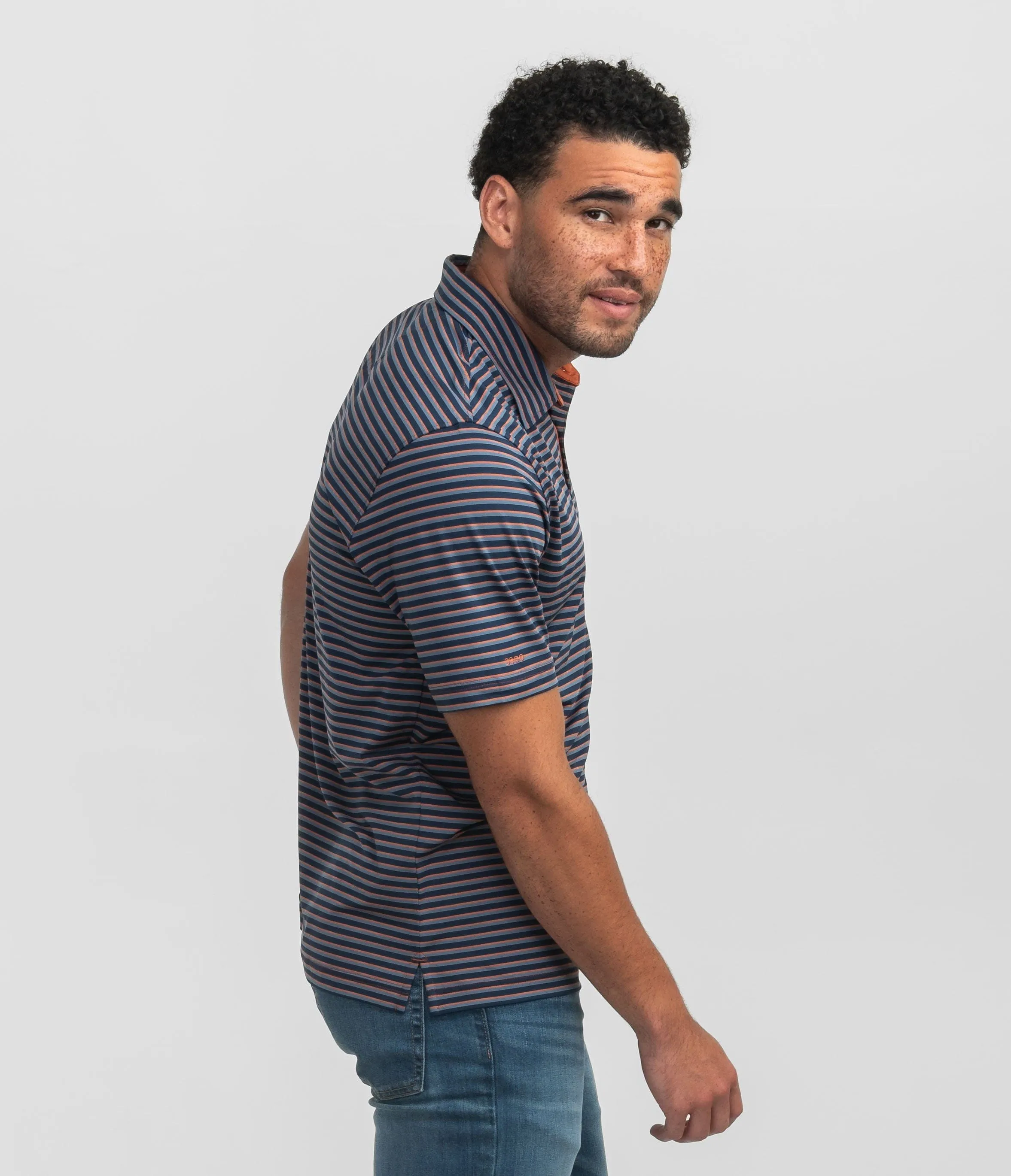 Starting Lineup Stripe Polo - Plainsman