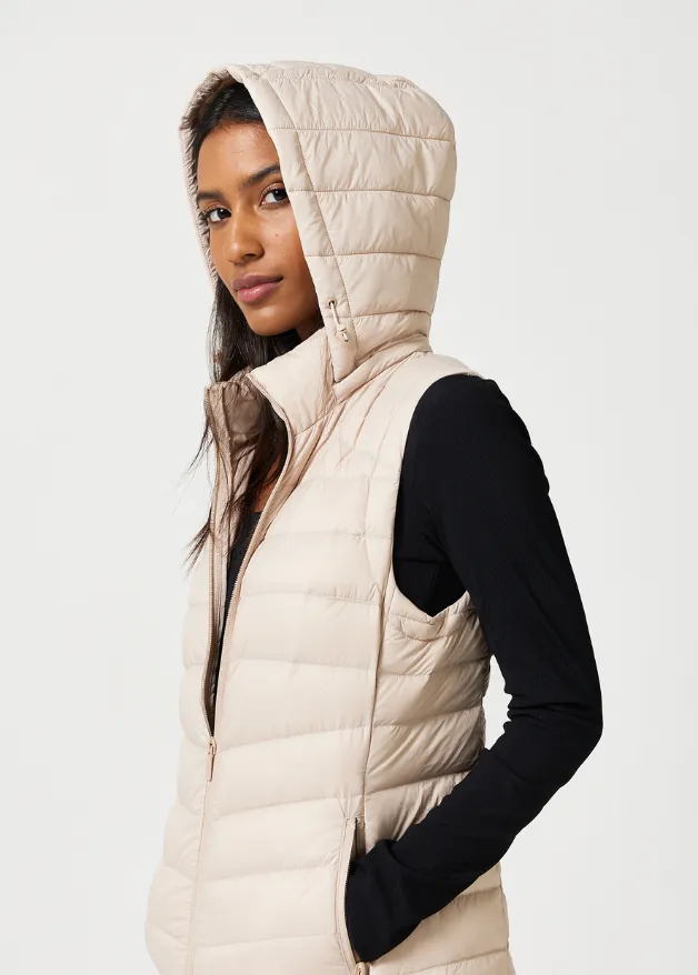 Stone Longline Duck Down Puffer Vest