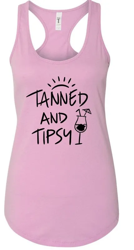 Tanned and Tipsy Summer Graphic Tank *Online Only*