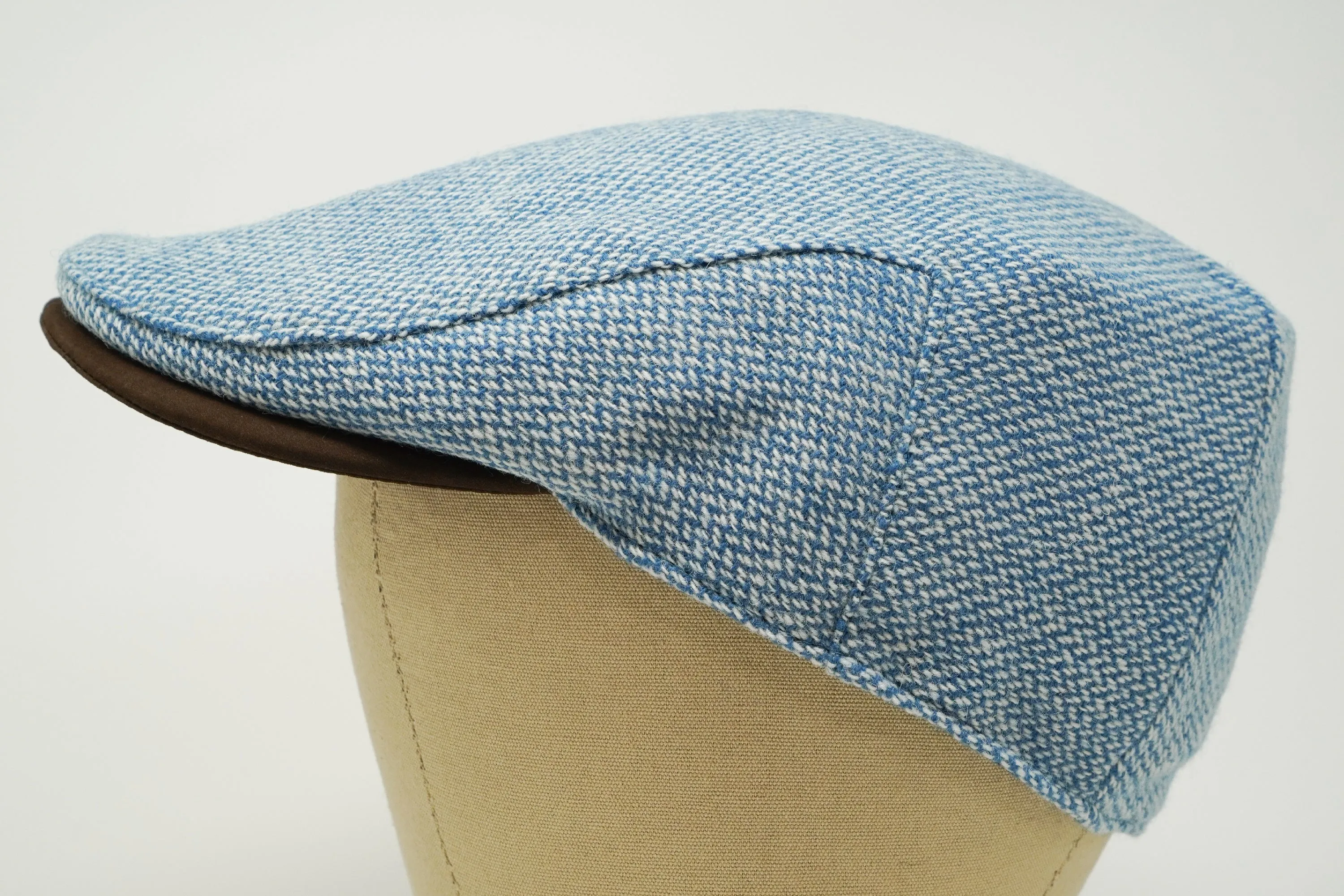 The Sloan Atlantic - Ladies Irish Tweed and Leather Cap