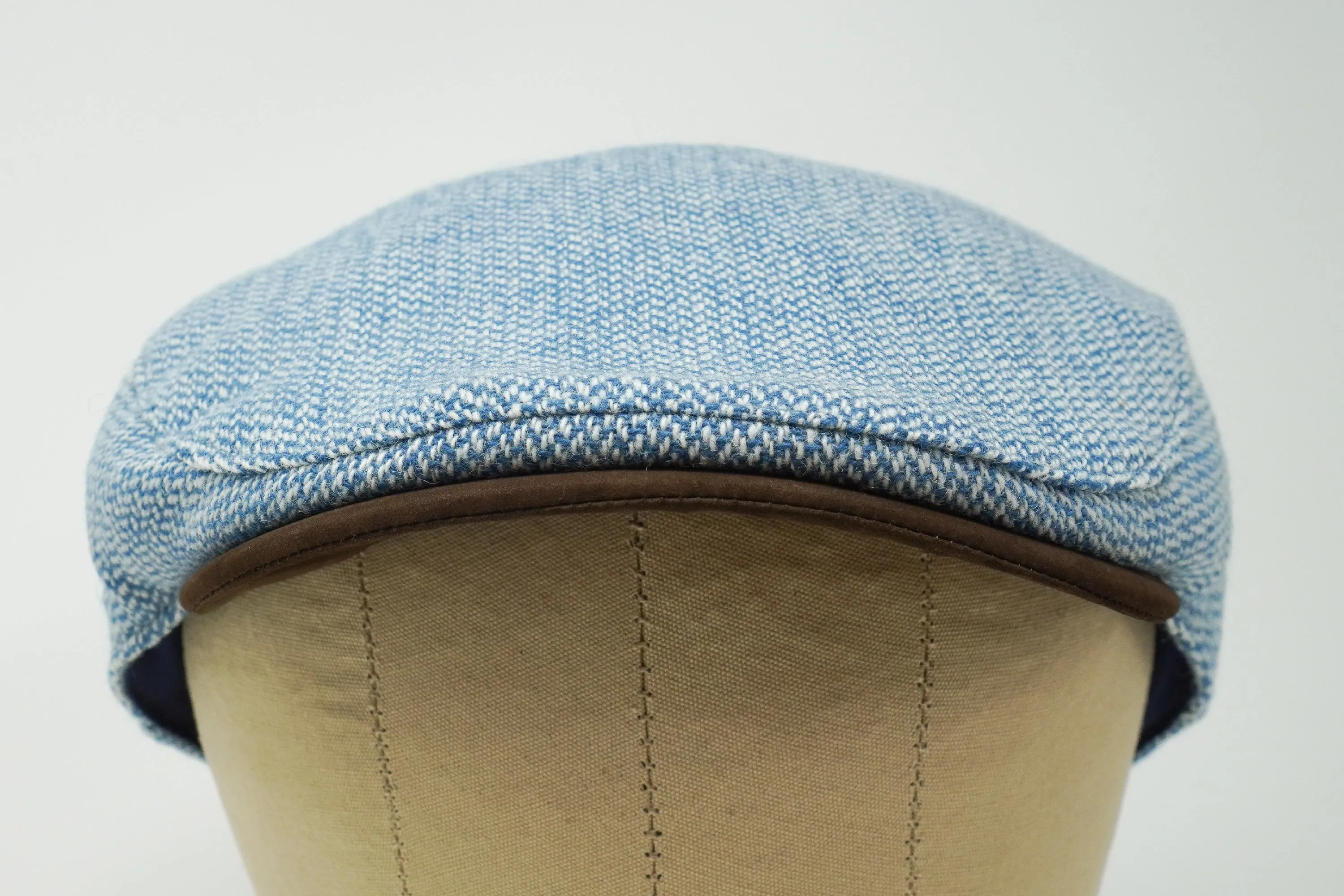 The Sloan Atlantic - Ladies Irish Tweed and Leather Cap