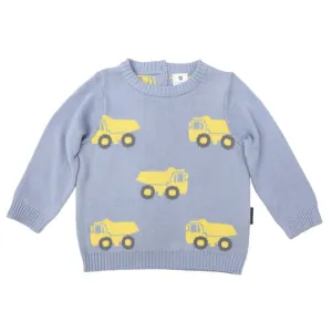 Truck sweater dusty blue